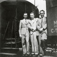 Hungary, János Kádár in the middle and the Róth brothers on the sides. János Kádár politician, was a Hungarian Communist leader and the General Secretary of the Hungarian Socialist Workers' Party, a position he held for 32 years. , 1950, Éva Barta-Liener, [object Object], [object Object], [object Object], Dokuforte #1183