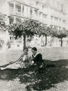 Bulgaria, Vida Behdjet with a friend, 1920, Raphael Ventura, [object Object], [object Object], Dokuforte #70