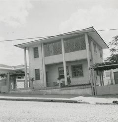 Brazil, Amazonas Avenue, The house of P&aacute;l R&oacute;na and his wife Kl&aacute;ri Nagy, 1955, Róbert Róna, [object Object], Dokuforte #663