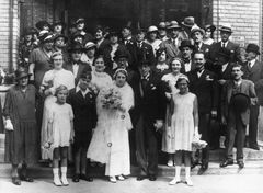 Hungary, Dohány street, Wedding of P&aacute;l R&oacute;na in the synagogue of Doh&aacute;ny street, 1930, Róbert Róna, [object Object], [object Object], Dokuforte #125