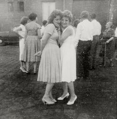 Hungary, Vera and &Eacute;va Kohn (left to right), 1965, Odette Havasi, [object Object], [object Object], Dokuforte #881