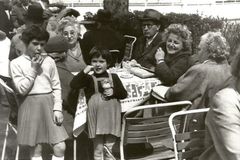 Hungary, Margaret Island, R&oacute;na family with friends B&ouml;zsi and Sanyi, 1958, Róbert Róna, [object Object], [object Object], Dokuforte #717