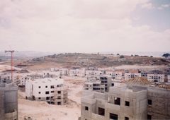 Israel, The city of Modi'in is under construction. A view from a high floor of one of the buildings (Probably in the direction of Titora hill)&nbsp;, 1995, אורן שפיר, [object Object], [object Object], Dokuforte #1095