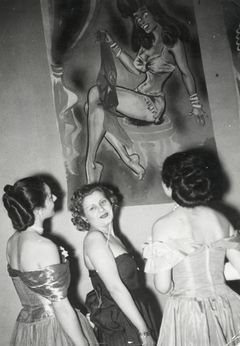 Austria, Models, Vera Schwarcz on the left, 1951, Gabi Laron, [object Object], [object Object], [object Object], Dokuforte #1410