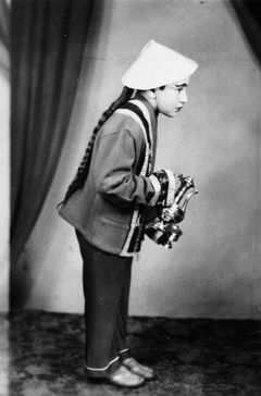 Hungary, Gabi Lazarovits, Purim, 1956, Gabi Laron, Skultéti, [object Object], Dokuforte #1480
