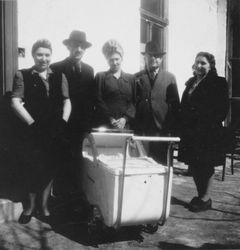 Hungary, Dob street, Klein and Lazarovits family, 1948, Gabi Laron, [object Object], [object Object], Dokuforte #1865