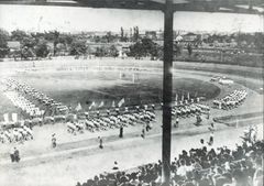 Hungary, Hashomer Hatzair Hungary, 
The main stadium in Budapest, 1947, Yehudit Adel Sholdos, [object Object], [object Object], [object Object], [object Object], Dokuforte #2202