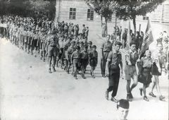 Hungary, Hashomer Hatzair Hungary, 1. May, 1946, Yehudit Adel Sholdos, [object Object], [object Object], [object Object], [object Object], Dokuforte #2201