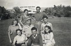 Israel, The group from Kfar Szold after their aliyah
, 1934, המוזיאון למורשת היהדות הדוברת הונגרית, [object Object], Dokuforte #1205