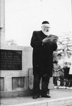 Hungary, Chief Rabbi Jenő Sük, the president of the Orthodox council, 1961, Gabi Laron, [object Object], Dokuforte #1243