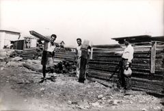Israel,Eretz Israel, Hashomer Hatzair Hungary, Building barracks, 1933, Yehudit Adel Sholdos, [object Object], [object Object], [object Object], Dokuforte #2503