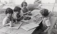 Israel, Kibbutz Maabarot, Hashomer Hatzair Hungary, Kibbutz Maabarot, 1952, Yehudit Adel Sholdos, [object Object], [object Object], [object Object], [object Object], Dokuforte #2593
