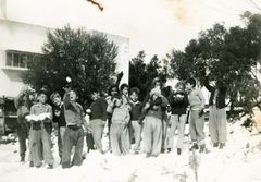 Israel, Kibbutz Maabarot, Kindergarten, group "Dror", 1949, Yehudit Adel Sholdos, [object Object], [object Object], Dokuforte #2918