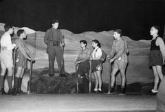 Israel, Kibbutz Ein Dor, A theatre play about the Chalutzim, 1960, Yuval Alpan, [object Object], [object Object], Dokuforte #2946