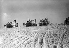 Egypt, Towards the first IDF evacuation and retreat. The retreat was from the Suez area towards Bir Tmadi - Bir Hasana - Jabal Labani - Bir Lachfan - El Arish - Rafah - and to the Ofir camp - and further to Hawara.

With cooperation of Nadav Mann / Bitmuna, 1973, Dany Benshalom, Dany Benshalom, [object Object], [object Object], [object Object], [object Object], [object Object], [object Object], Dokuforte #3042