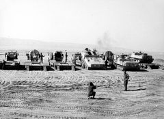 Egypt, The armored vehicle in the stages of being loaded onto the transporters.

With cooperation of Nadav Mann / Bitmuna, 1973, Dany Benshalom, Dany Benshalom, [object Object], [object Object], [object Object], [object Object], [object Object], [object Object], Dokuforte #3039