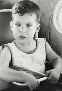 ישראל, רוני באוטו הראשון שבני קנהRoni in the first car that Beni bought, 1966, Benny Barzilay, [object Object], Dokuforte #3202