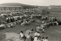 Israel, Kibbutz Lahav, Wedding at Kibbutz Lahav, 1954, Benny Barzilay, [object Object], [object Object], Dokuforte #3196