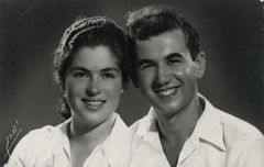 Israel, Kibbutz Lahav, After the wedding, 1954, Benny Barzilay, [object Object], [object Object], [object Object], Dokuforte #3197