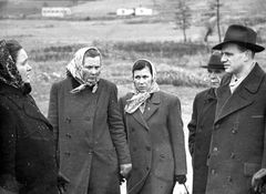 Czechoslovakia, Rafi with a handful of widows who survived from the village of Lidice.

With cooperation of Nadav Mann / Bitmuna, 1950, Dany Benshalom, Rafi Benshalom, [object Object], [object Object], [object Object], [object Object], Dokuforte #3551