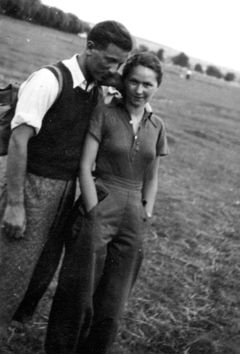 Slovakia,Czechoslovak Republic, Ernst Friedl, 29 years old (Rafi's older brother), and his wife Klari – members of HaShomer HaTzair in Slovakia.

With cooperation of Nadav Mann / Bitmuna, 1939, Dany Benshalom, Rafi Benshalom, [object Object], [object Object], Dokuforte #3237