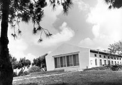 Israel, The old dining hall at HaOgen, until 1979. The southern side of the building.

With cooperation of Nadav Mann / Bitmuna, 1964, Dany Benshalom, Rafi Benshalom, [object Object], [object Object], [object Object], [object Object], Dokuforte #3423