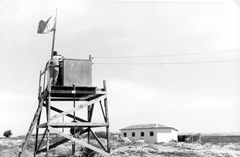 Israel, The first water tower, and in the background, the first concrete building, which served as the first baby house.

With cooperation of Nadav Mann / Bitmuna, 1947, Dany Benshalom, Rafi Benshalom, [object Object], [object Object], [object Object], Dokuforte #3436