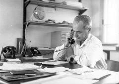 Israel, Afra Agmon - next to the manager's desk at the HaOgen factory.

With cooperation of Nadav Mann / Bitmuna, 1964, Dany Benshalom, Rafi Benshalom, [object Object], [object Object], [object Object], [object Object], Dokuforte #3424