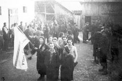 Czechoslovak Republic, At the youth movement camp, identified:
Second row, from the right: Shlomo Weil, Rafi Benshalom (in the center).
In Slovakia.

With cooperation of Nadav Mann / Bitmuna, 1938, Dany Benshalom, Rafi Benshalom, [object Object], [object Object], [object Object], Dokuforte #3318