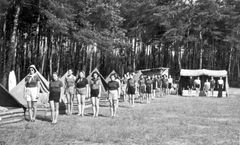 Czechoslovak Republic, Morning assembly from the summer camp of the Hashomer Hatzair in Borohrádek.

With cooperation of Nadav Mann / Bitmuna, 1939, Dany Benshalom, Rafi Benshalom, [object Object], [object Object], [object Object], [object Object], Dokuforte #3342