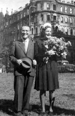 Czechoslovak Republic, The wedding of Lizka Kummerman and Jackie. A friend of Chava Goldstein. She currently lives in Sde Nehemiah.

With cooperation of Nadav Mann / Bitmuna, 1945, Dany Benshalom, Rafi Benshalom, [object Object], [object Object], Dokuforte #3599