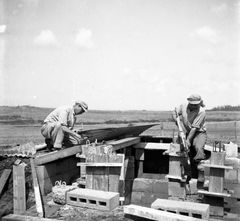 Israel, Building the bridge to the road - שממשון שניו מרר, 1955, Ruth Lackner Hiller / Kibbutz Haogen Archive, [object Object], [object Object], [object Object], [object Object], [object Object], [object Object], [object Object], Dokuforte #4686