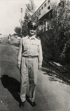 Israel, Abraham as a policeman or customs officer, 1955, Shmuel Brenner, [object Object], [object Object], [object Object], Dokuforte #4783