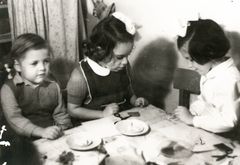 Israel, Sarah's birthday in the kindergarten, 1950, Shmuel Brenner, [object Object], [object Object], [object Object], [object Object], Dokuforte #4774