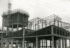 Israel, Sugar factory in Afula. April 1955. Production of the tubes' parts in the tubes factory in Tzrifin., 1955, Agi Bar Sela, [object Object], [object Object], [object Object], [object Object], [object Object], Dokuforte #4891