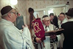 Hungary,Czech Republic,Ukraine, Subcarpathia, In 1690, Orthodox Jews (primarily from Poland) began settling in Subcarpathia. By 1939, the Jewish community of Munkács made up half of the town’s population and maintained a vibrant life.
It drastically changed with the introduction of discriminatory laws, ghettoization. After World War II, the remaining and diminished Jewish population of Subcarpathia faced even greater hardship due to the intensifying antisemitism., 1993, Kiss Ferenc, Kiss Ferenc, [object Object], [object Object], [object Object], Dokuforte #5106