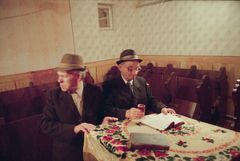 Hungary,Czech Republic,Ukraine, Subcarpathia, In 1690, Orthodox Jews (primarily from Poland) began settling in Subcarpathia. By 1939, the Jewish community of Munkács made up half of the town’s population and maintained a vibrant life.
It drastically changed with the introduction of discriminatory laws, ghettoization. After World War II, the remaining and diminished Jewish population of Subcarpathia faced even greater hardship due to the intensifying antisemitism., 1993, Kiss Ferenc, Kiss Ferenc, [object Object], [object Object], [object Object], Dokuforte #5146