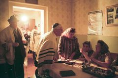 Hungary,Czech Republic,Ukraine, Subcarpathia, In 1690, Orthodox Jews (primarily from Poland) began settling in Subcarpathia. By 1939, the Jewish community of Munkács made up half of the town’s population and maintained a vibrant life.
It drastically changed with the introduction of discriminatory laws, ghettoization. After World War II, the remaining and diminished Jewish population of Subcarpathia faced even greater hardship due to the intensifying antisemitism., 1993, Kiss Ferenc, Kiss Ferenc, [object Object], [object Object], [object Object], Dokuforte #5065