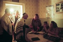 Hungary,Czech Republic,Ukraine, Subcarpathia, In 1690, Orthodox Jews (primarily from Poland) began settling in Subcarpathia. By 1939, the Jewish community of Munkács made up half of the town’s population and maintained a vibrant life.
It drastically changed with the introduction of discriminatory laws, ghettoization. After World War II, the remaining and diminished Jewish population of Subcarpathia faced even greater hardship due to the intensifying antisemitism., 1993, Kiss Ferenc, Kiss Ferenc, [object Object], [object Object], [object Object], [object Object], Dokuforte #5061