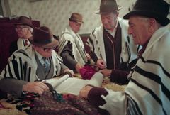 Hungary,Czech Republic,Ukraine, Subcarpathia, In 1690, Orthodox Jews (primarily from Poland) began settling in Subcarpathia. By 1939, the Jewish community of Munkács made up half of the town’s population and maintained a vibrant life.
It drastically changed with the introduction of discriminatory laws, ghettoization. After World War II, the remaining and diminished Jewish population of Subcarpathia faced even greater hardship due to the intensifying antisemitism., 1993, Kiss Ferenc, Kiss Ferenc, [object Object], [object Object], [object Object], Dokuforte #5069