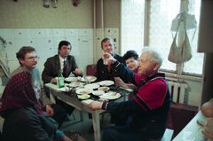 Hungary,Czech Republic,Ukraine, Subcarpathia, In 1690, Orthodox Jews (primarily from Poland) began settling in Subcarpathia. By 1939, the Jewish community of Munkács made up half of the town’s population and maintained a vibrant life.
It drastically changed with the introduction of discriminatory laws, ghettoization. After World War II, the remaining and diminished Jewish population of Subcarpathia faced even greater hardship due to the intensifying antisemitism., 1993, Kiss Ferenc, Kiss Ferenc, [object Object], [object Object], [object Object], Dokuforte #5170