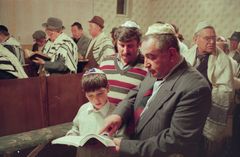 Hungary,Czech Republic,Ukraine, Subcarpathia, In 1690, Orthodox Jews (primarily from Poland) began settling in Subcarpathia. By 1939, the Jewish community of Munkács made up half of the town’s population and maintained a vibrant life.
It drastically changed with the introduction of discriminatory laws, ghettoization. After World War II, the remaining and diminished Jewish population of Subcarpathia faced even greater hardship due to the intensifying antisemitism., 1993, Kiss Ferenc, Kiss Ferenc, [object Object], [object Object], [object Object], Dokuforte #5150