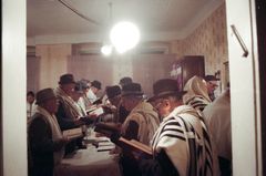 Hungary,Czech Republic,Ukraine, Subcarpathia, In 1690, Orthodox Jews (primarily from Poland) began settling in Subcarpathia. By 1939, the Jewish community of Munkács made up half of the town’s population and maintained a vibrant life.
It drastically changed with the introduction of discriminatory laws, ghettoization. After World War II, the remaining and diminished Jewish population of Subcarpathia faced even greater hardship due to the intensifying antisemitism., 1993, Kiss Ferenc, Kiss Ferenc, [object Object], [object Object], [object Object], Dokuforte #5125